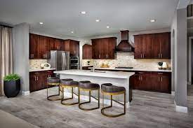 We did not find results for: Add Gold Accents To Brighten Up Dark Cabinetry And Add A Hint Of Glam To Your Kitchen For A Design Th Modern Kitchen Design New Home Communities Kitchen Design