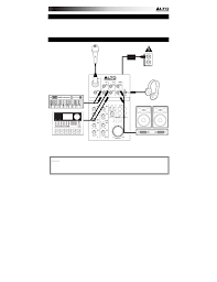 Turn on the mixer after all input devices have been connected and before you turn on amplifiers. Box Contents Connection Diagram Alto Professional Zmx52 User Manual Page 3 16