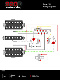 Ive drawn the push pull switch separate from the tone pot for convenience but you get the idea the orientation is as you would see it with the pot shaft. Diagrams Ibanez Vai 920d Custom
