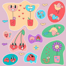 sex stickers set 15334995 Vector Art at Vecteezy