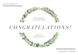 We've organized our ideas by what they say and how they say it. Free Printable Custom Congratulation Card Templates Canva