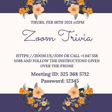 One thing that appears to be trending is trivia. Friends Advocates Peel Surrounding Areas Let S Play Trivia Hop On Zoom Tomorrow Afternoon And Join In On The Fun Trivia Thursdaytrivia Facebook