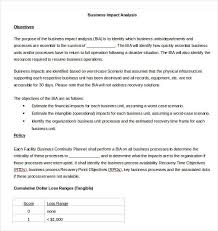 Change impact assessment project title: Business Impact Analysis Template Insymbio