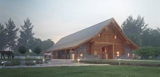 Our team's experience designing and constructing custom wood horse barns all over the country makes us especially knowledgeable horse. Log Garages And Log Barns Floor Plans Bc Canada