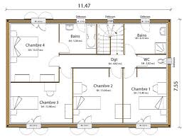 La villa construite en 2000 offre 190m2 de surface habitable avec 4 chambres sur un terrain de 3,3 hectares. Plan Maison 3d Tunisie Novocom Top