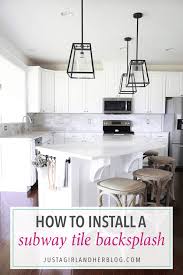 Do your research, select a tile that will handle the type of environment you want to use it in and think about where you. How To Install A Marble Subway Tile Backsplash Abby Lawson