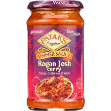 Pataks Simmer Sauce Rogan Josh Curry Medium 15 Oz Case Of 6 Jalfrezi Curry Patak S Stuffed Sweet Peppers