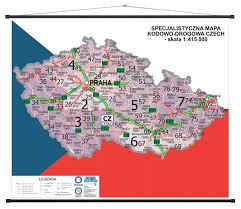 Interaktywna mapa czechy, czechy i okolice. Mapa Drogowa Czech Kody 120x100 Czechy Mapa 7573723601 Oficjalne Archiwum Allegro