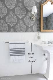 Make your bathroom towel rack ideas serve a dual purpose. Must Have Bathroom Measurements Towel Bar Height Toilet Paper Holder Height More Driven By Decor