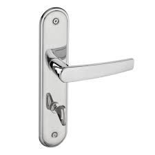 fechadura porta de madeira de banheiro com espelho inox pado 40mm cromada