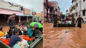 चक्रवात फेंगल ने तमिलनाडु और पुडुचेरी में तबाही मचाई: तीन लोगों की मौत,  उड़ानें बाधित, सेना