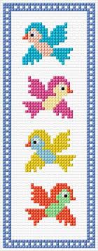 Gridding cross stitch fabric and other needlework projects doesn't have to be hard, and gridding your fabric can really help with big projects. Ann Logan 10 Free Patterns Online Bookmark 3789