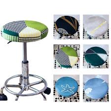 Attraktive farben und formen von hay. Round Chair Covers Bar Stool Cover Elastic Stretch Swivel Seat Cover Banquet Hotel Home Dining Room Universal Printed Slipcovers Chair Cover Aliexpress