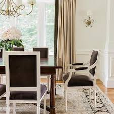 Pertica white and dark brown milk cow dining chairs (set of 2) (183) montclare brown faux leather upholstered dining chairs (set of 2) by baxton studio. Dark Brown Dining Room Curtains Design Ideas