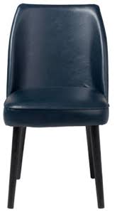 Home Chairs Dining Chairs Sl Pz09 Leather Dining Chair Navy Blue Leather Dining Chairs Dining Chairs Chair