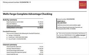 The wells fargo direct deposit form serves as a method of acquiring necessary information to set. Wells Fargo Bank Statement Template Free Download Statement Template Bank Statement Bank Account Balance