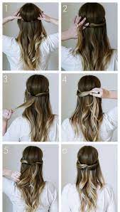 45 Quick And Easy Updo Tutorials For Medium Hair Easy Hair Medium Quick Tutorials Updo Geflochtene Frisuren Elegante Frisuren Lange Haare