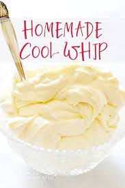How To Make Homemade Cool Whip Recipe Homemade Cool Whip Cool Whip Recipe Recipes With Whipping Cream