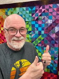 Made big progress today! In case you are new to what's going on…this is a  block my dad made over and over to make many quilts. I'm doing mine with a  gradient