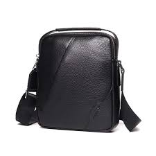 Sac Porte Epaule Pour Homme Petit Sacoche Bandouliere En Cuir Veritable Noir Mini Sac De Messager Besaces Porte Documents A L Epa Sac Porte Epaule Mini Sac Sac