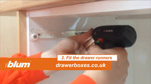 shallow replacement kitchen drawer box