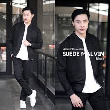 Jual Delibra Jaket Suede Malvin Black