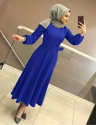 Mevlana Model Tesettur Elbise Saks St 1158 Elbise Tasarimci Giyim Mutevazi Kiyafetler