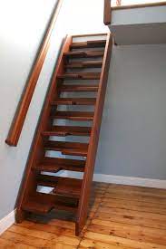 Easy Install Diy Space Saving Loft Stairs Wooden Tread Straight Staircase Buy Space Saving Stairs Small Space Stairs Loft Staircase Loft Stairs Attic Stairs