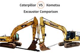 Komatsu Vs Caterpillar Excavator Comparison Machines4u