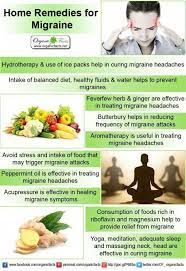 Home Remedies For Migraine Include Consumption Of Balanced Diet Especially Rich In Essential Migraine Home Remedies Natural Headache Remedies Headache Remedies