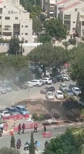 חניון קרס לפני זמן קצר (שני) בבית חולים שערי צדק בירושלים. Rbiwxdn0xscu9m