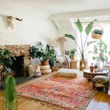 It's made in turkey from 100% polypropylene, which is a fabric that's great for bold colors and easy cleaning. 20 Bohemian Chic Decor Ideas To Warm Up Your Space