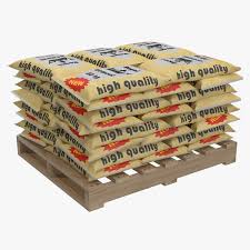 A cement is a binder, a substance used for construction that sets, hardens, and adheres to other materials to bind them together. Pallet Cement Bags 2 3d Model