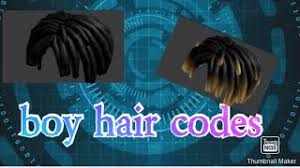 Gear, hair, hats, clothes, and music way to find codes for it is just found the link and their numbers.basically. Boy Hair Codes For Roblox