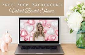 Free Bridal Shower Zoom Background Baby Shower Zoom In 2021 Printable Bridal Shower Games Bridal Shower Bridal Bingo