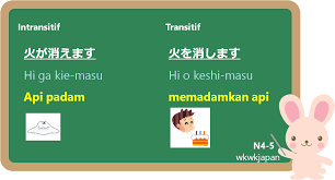 Umumnya subjek berada di depan predikat. Kata Kerja Intransitif Jidooshi Dan Transitif Tadooshi è‡ªå‹•è©žã¨ä»–å‹•è©ž Belajar Bahasa Jepang Online Wkwkjapan