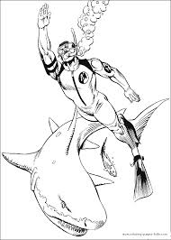 Print now > stats on this coloring page printed 4,324. Action Man Coloring Page Action Man Diving With A Shark