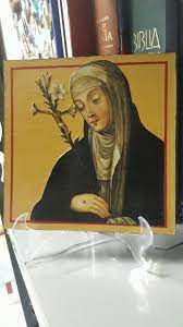 Seus pais eram muito pobres e ela era uma dos 25 filhos do casal. Quadro Santa Catarina De Sena No Elo7 Imagens Mae De Deus Fe69d3