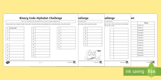 There is a reason for everything in the aviation industry. Binary Code Challenge Worksheet Worksheets Cfe Digital Learning Week