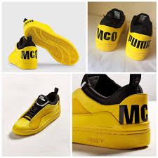 Black And Yellow Puma Shoes 175 New Alexander Mcqueen X Puma Mcq Brace Lo Sneaker Cyber Yellow Black 9 5 Sneakers Puma Mcqueen