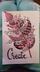 Zentangle Feder Zeichnen Farbe Kunstwerke Zeichnen Zentangle