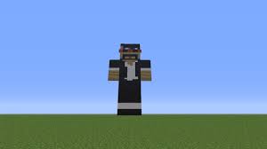 Captain Sparklez Statue. With 3D glasses. Minecraft Map