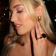 Unique Fashion 9 Pairs Chunky Gold Earrings Set Trendy Earrings Trendy For  Women