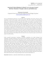 Gaji pt kias karanganyar / pt jola mitra utama 59 photos recruiter jl bangka i no 18 lt 2 pela mampang indonesia south jakarta jakarta indonesia 12730 savesave gaji pt tjiwi kimia for later. Pdf Social And Cultural Relations In Islamic Law In Javanese Context Kh Bisri Musthofa S Thoughts On Qur An And Hadith Issues