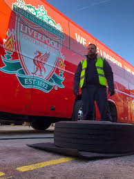 Liverpool football club is a professional football club in liverpool, england, that competes in the premier league, the top tier of english football. Falken Ri151 Bus Tyre Shows Staying Power On Liverpool Fc Team Bus Tyrepress