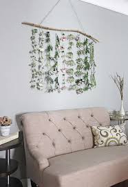 Flower Wall Hanging Boho Flower Wall Hanging Boho Wall Hanging Flower Wall Decor Hanging Plant Wall