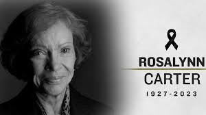 Murió Rosalynn Carter, Esposa de Jimmy Carter