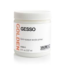 Gesso is a white paint mixture consisting of a binder mixed with chalk, gypsum, pigment, or any combination of these. Golden White Gesso Artwhale Ph