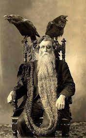 Creepy Vintage Long Beards Creepy Eyes
