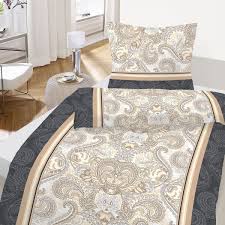 Biber Bettwasche Paisley Beige Online Kaufen Bettwasche Biber Bettwasche Bett